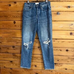 Oliver Logan Ludlow Midrise Distressed Jeans Size 25